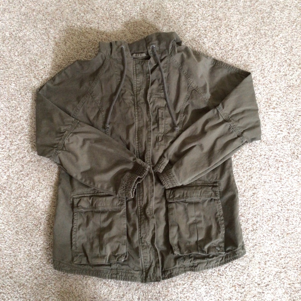 American Eagle Green Utility Jacket